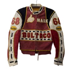 Vintage 60s Bultaco Mark Tudor Bates Leathers Racing Rider Jacket 1960s USA