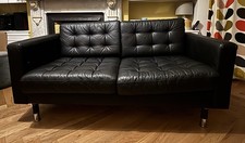 IKEA Landskrona Black Leather