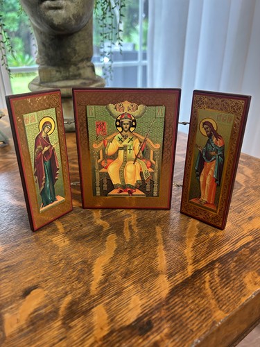 Vintage russian orthodox wood - orthodox,