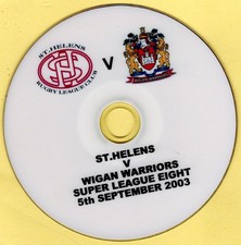 ST.HELENS V WIGAN WARRIORS