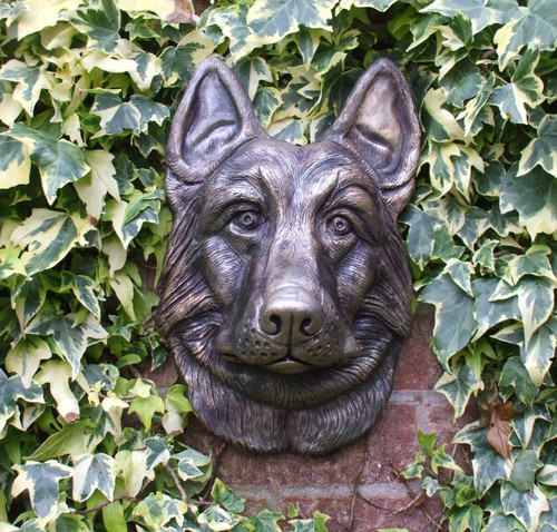 Large bronzed stone - stone, german