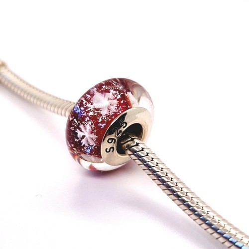 Red snowflake murano - 🩷,