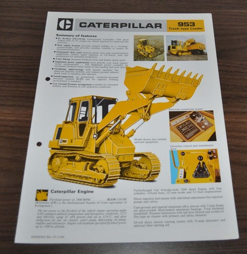 Caterpillar 953 track type - caterpillar, track-type