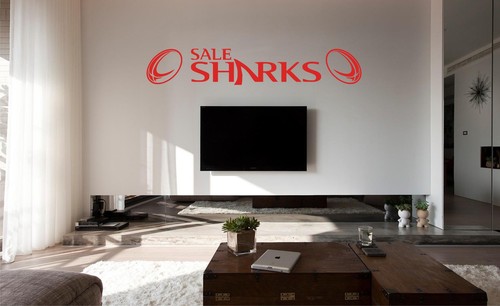 Sale sharks rugby wall - rugby, art