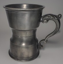 Rare Antique pewter tankard