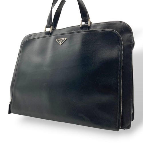 Prada saffiano leather black - leather,