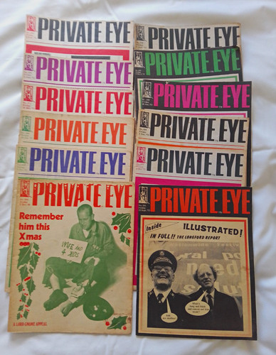 Private eye magazine job lot - job,