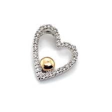 14kwhite yellow gold accent - w/yellow,