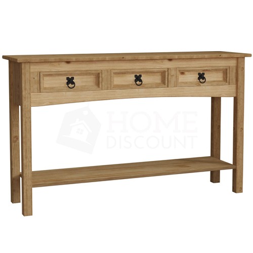 Solid pine mexican console - pine,