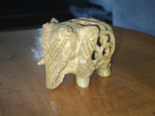 Hand carved soapstone - hand,