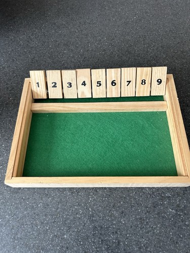 Shut the box - box, game