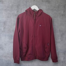 Lambretta Shower Resistant Retro Style Harrington Jacket Burgundy Mens Medium 