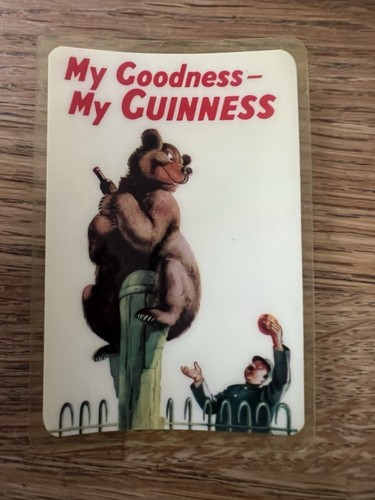 1957 guinness pocket - pocket, calendar
