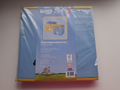 Bluey fabric storage box for