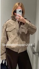 ZARA NEW WOMAN SUEDE LEATHER