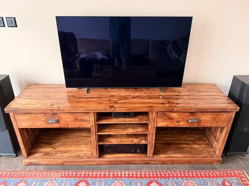 Handmade solid oak hifi - solid,