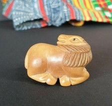 Old Japanese Carved tagua Nut
