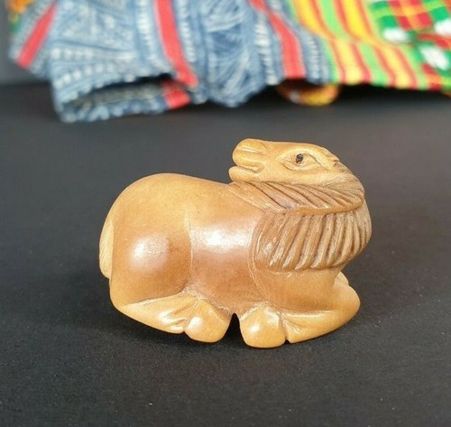 Old japanese carved tagua - old,