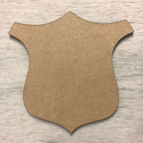 Blank name plaque shield - name,