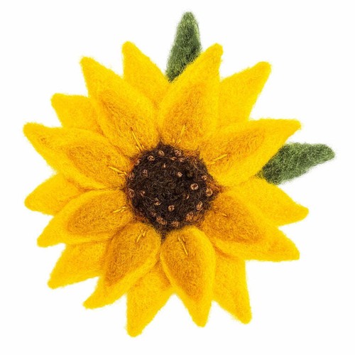 Sunflower needle felting - felting, kit