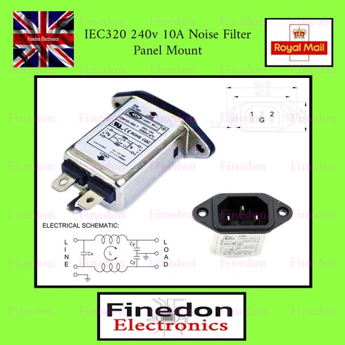 Iec320 240v 10a - 240v, filter