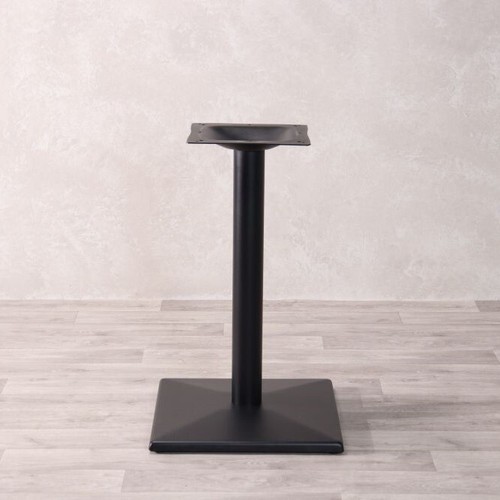 Square bottom table base black - bottom,