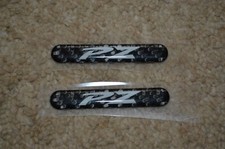 Mazda RX8 ‘PZ’ Gel Badge x 2. Self Adhesive. Genuine.