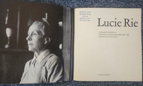 Lucie rie 1967 arts council - arts,