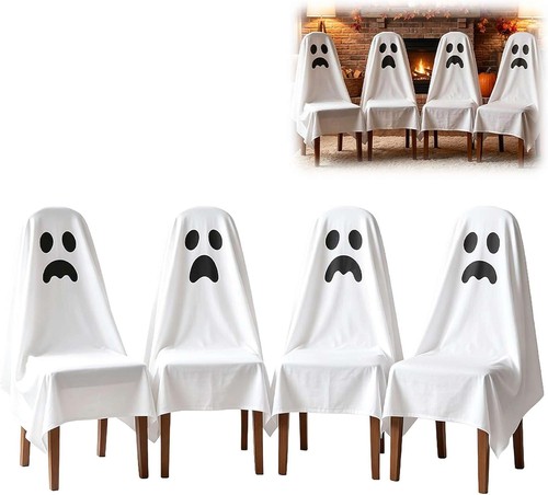 Halloween ghost face chair - halloween,