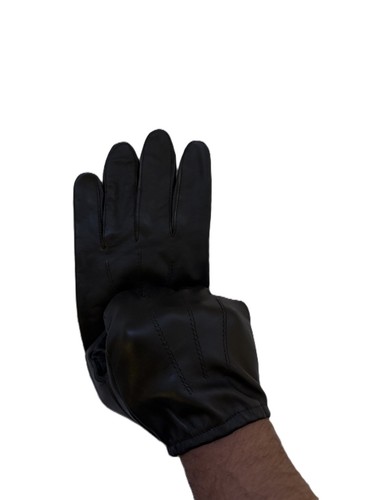 Leather gloves police - police, cop