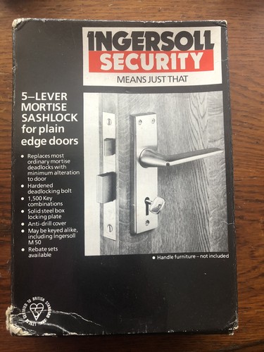 Ingersoll lock lever mortice - 5,