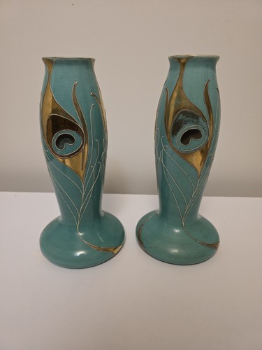 Antique pair sarreguemines - pair,