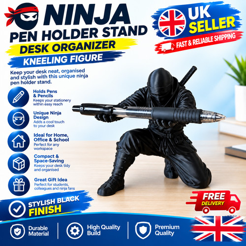 Ninja pen holder stand desk - pen,