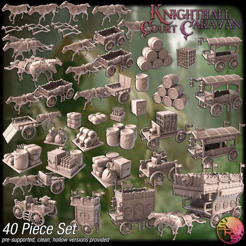 Royal caravan terrain - terrain, set