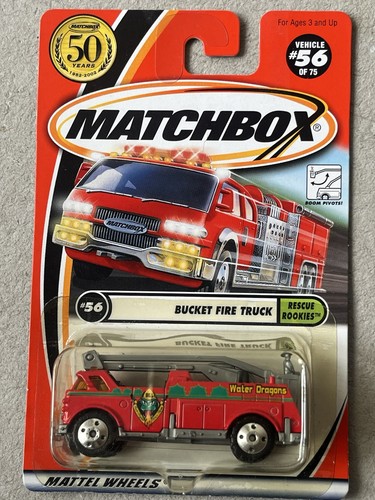 Matchbox bucket fire truck - matchbox,