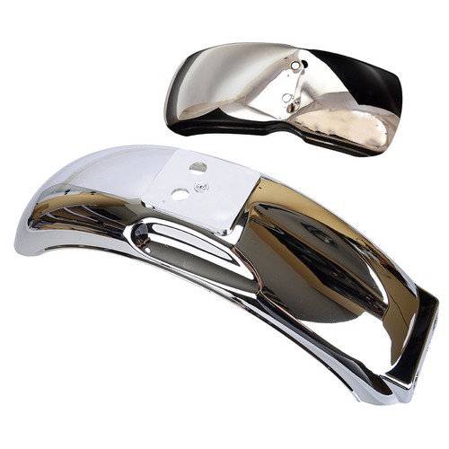 Chrome front rear fenders - chrome,