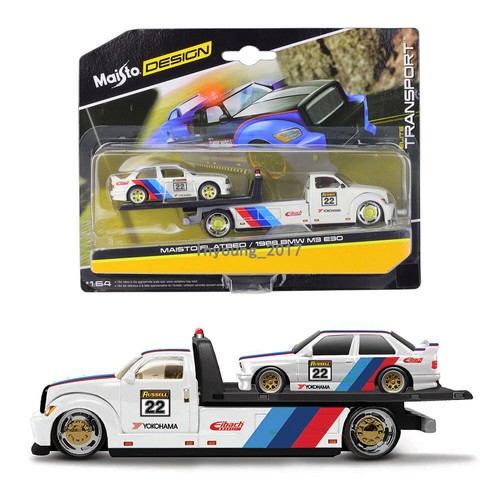 Flatbed truck with bmw - with,