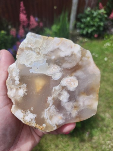Large flower agate - agate, druzy