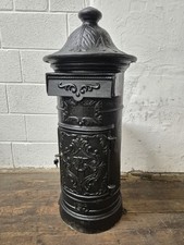 Cast iron postbox - iron,