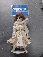 Porcelain Doll By Franklin Heirloom Dolls