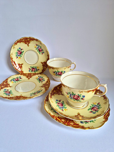 Vintage 1940s colclough maroon - 1940s,