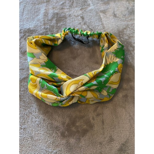 Zara headband yellow floral - zara,
