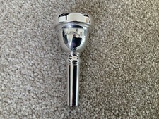 Yamaha Japan 45A Small Bore Trombone Mouthpiece In Silverplate