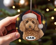 Personalised Watercolor Poodle