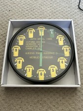 CLASSIC CUP FINAL CLOCK COLLECTION OXFORD UNITED 1986 QUARTZ WALL CLOCK