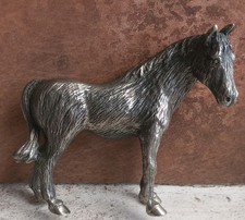 Vintage Metallic Figure Statue