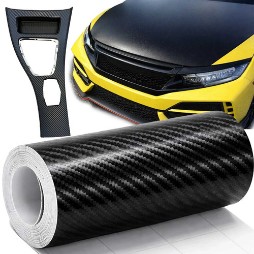 Carbon fibre wrap vinyl - 3d,