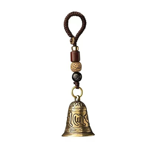 Vintage brass mantra bell - 1,
