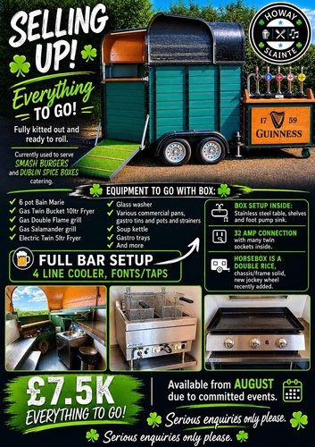 Catering food horsebox - food,