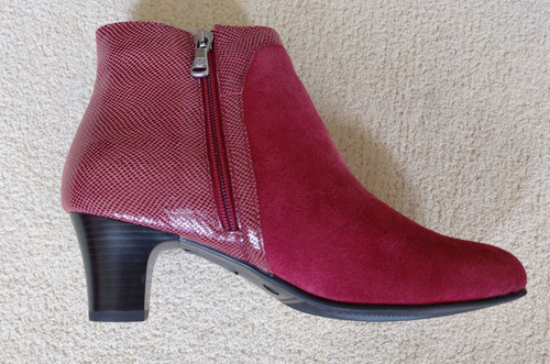 Damart burgundy suede - damart,